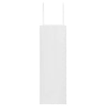 HKH Sacos de Papel 250 Unidades com Alças - Branco - 26x12x35 cm