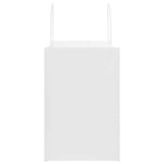 HKH Sacos de Papel 250 Unidades com Alças - Branco - 26x17x25 cm