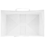 HKH Sacos de Papel 250 Unidades com Alças - Branco - 26x17x25 cm