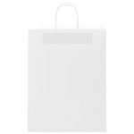 HKH Bolsas de Papel 250 Unidades con Asas - Blanco - 32x12x42 cm