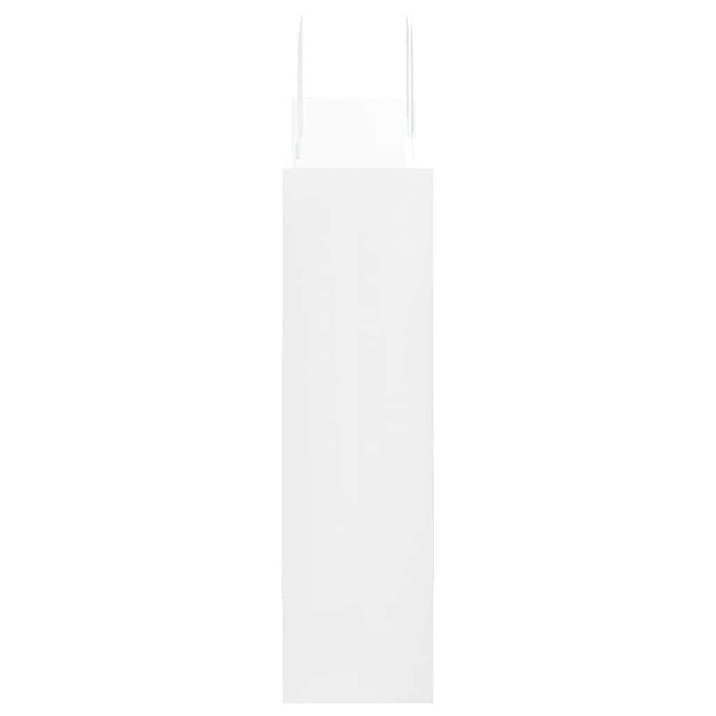 HKH Bolsas de Papel 250 Unidades con Asas - Blanco - 32x12x42 cm