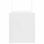 HKH Sacos de Papel 250 Unidades com Alças - Branco - 32x22x24 cm