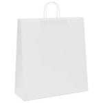 HKH Sacos de Papel 250 Unidades com Alças - Branco - 45x17x48 cm