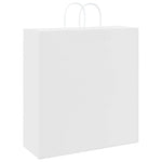 HKH Sacos de Papel 250 Unidades com Alças - Branco - 45x17x48 cm