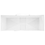 HKH Sacos de Papel 250 Unidades com Alças - Branco - 45x17x48 cm