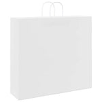 HKH Sacos de Papel 250 Unidades com Alças - Branco - 54x15x49 cm