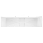 HKH Sacos de Papel 250 Unidades com Alças - Branco - 54x15x49 cm