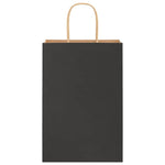 HKH Bolsas de Papel 250 Unidades con Asas - Blanco - 21x11x31 cm