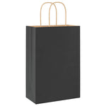 HKH Bolsas de Papel 250 Unidades con Asas - Blanco - 21x11x31 cm
