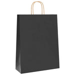 Bolsas de Papel HKH 250 Unidades con Asas - Negro - 32x12x42 cm