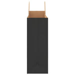 HKH Bolsas de Papel 250 Unidades con Asas - Negro - 32x17x44 cm