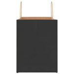 HKH Sacos de Papel 250 Unidades com Alças - Preto - 32x22x28 cm