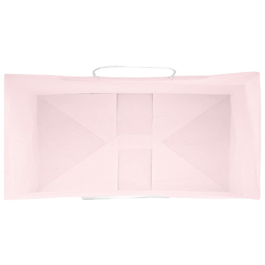 Bolsas de papel HKH 50 unidades con asas - Rosa - 21x11x28 cm