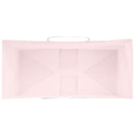 HKH Bolsas de Papel 50 Unidades con Asas - Rosa - 26x12x35 cm