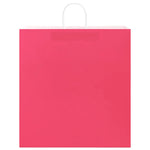 Bolsas de papel HKH 50 unidades con asas - Rosa - 45x17x48 cm
