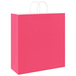 Bolsas de papel HKH 50 unidades con asas - Rosa - 45x17x48 cm