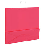 HKH Sacos de Papel 50 Unidades com Alças - Rosa - 54x15x49 cm