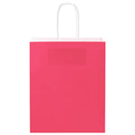 HKH Sacos de Papel 250 Unidades com Alças - Rosa - 18x8x22 cm