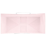 HKH Sacos de Papel 250 Unidades com Alças - Rosa - 26x12x35 cm