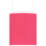 Bolsas de papel HKH 250 unidades con asas - Rosa - 32x22x24 cm