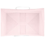 Bolsas de papel HKH 250 unidades con asas - Rosa - 32x22x28 cm
