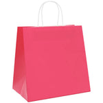 HKH Bolsas de Papel 250 Unidades con Asas - Rosa - 54x15x49 cm