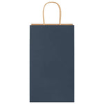 HKH Bolsas de Papel 250 Unidades con Asas - Azul - 21x11x36 cm