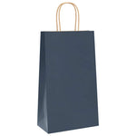 HKH Bolsas de Papel 250 Unidades con Asas - Azul - 21x11x36 cm