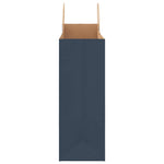 HKH Bolsas de papel 250 Unidades con asas - Azul - 32x17x44 cm