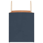 HKH Sacos de Papel 250 Unidades com Alças - Azul - 32x22x24 cm