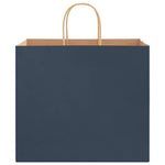 HKH Bolsas de Papel 250 Unidades con Asas - Azul - 32x22x28 cm