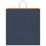 HKH Bolsas de Papel 250 Unidades con Asas - Azul - 45x17x48 cm