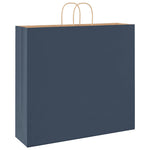 HKH Bolsas de Papel 250 Unidades con Asas - Azul - 54x15x49 cm