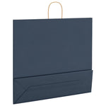 HKH Bolsas de Papel 250 Unidades con Asas - Azul - 54x15x49 cm