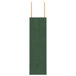 HKH Bolsas de Papel 250 Unidades con Asas - Verde - 21x11x36 cm