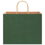 HKH Sacos de Papel 250 Unidades com Alças - Verde - 32x22x24 cm