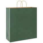 HKH Bolsas de Papel 250 Unidades con Asas - Verde - 45x17x48 cm