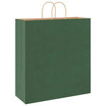 HKH Bolsas de Papel 250 Unidades con Asas - Verde - 45x17x48 cm