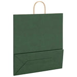 HKH Bolsas de Papel 250 Unidades con Asas - Verde - 45x17x48 cm