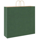 HKH Sacos de Papel 250 Unidades com Alças - Verde - 54x15x49 cm