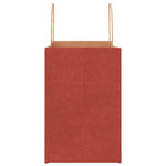 HKH Sacos de Papel 250 Unidades com Alças - Vermelho - 26x17x25 cm