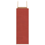 HKH Sacos de Papel 250 Unidades com Alças - Vermelho - 45x17x48 cm