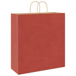 HKH Sacos de Papel 250 Unidades com Alças - Vermelho - 45x17x48 cm