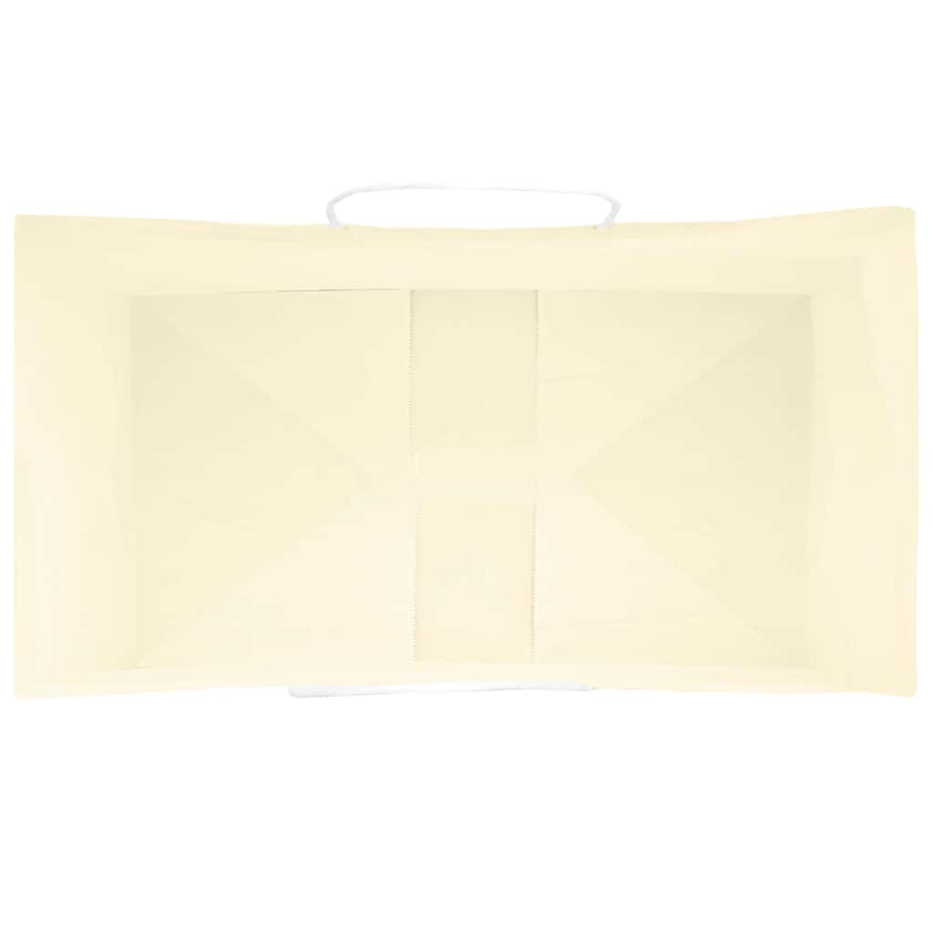 HKH Sacos de Papel 50 Unidades com Alças - Amarelo - 15x8x21 cm