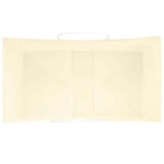 HKH Sacos de Papel 50 Unidades com Alças - Amarelo - 15x8x21 cm