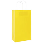 HKH Bolsas de Papel 50 Unidades con Asas - Amarillo - 21x11x36 cm