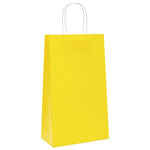 HKH Bolsas de Papel 50 Unidades con Asas - Amarillo - 21x11x36 cm