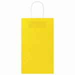 HKH Bolsas de Papel 50 Unidades con Asas - Amarillo - 21x11x36 cm
