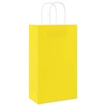 HKH Bolsas de Papel 50 Unidades con Asas - Amarillo - 21x11x36 cm