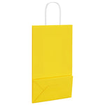 HKH Bolsas de Papel 50 Unidades con Asas - Amarillo - 21x11x36 cm